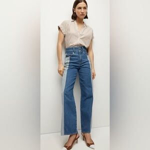 Veronica Beard Amelia Striped Button Down Shirt